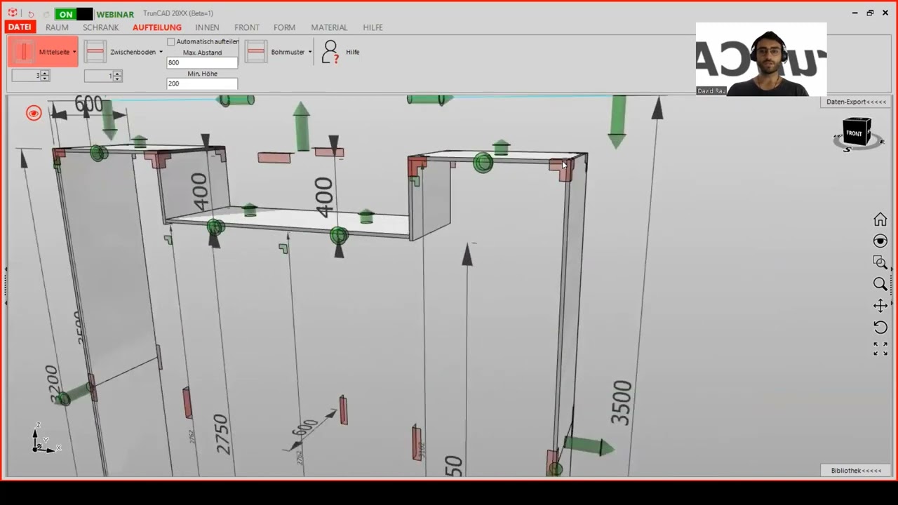 Schnell und einfach zum individuellen Kleiderschrank mit TrunCAD | Webinar