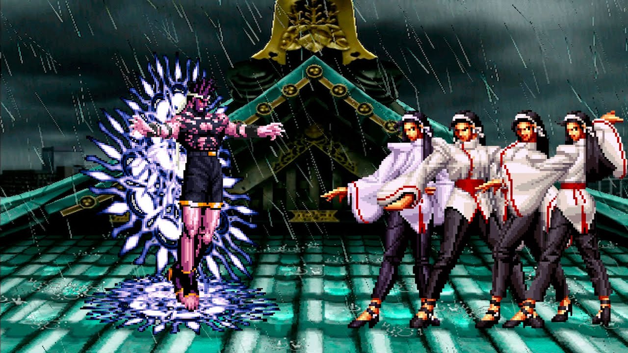 [KOF Mugen] Orochi Joe vs Chizuru Kagura Team