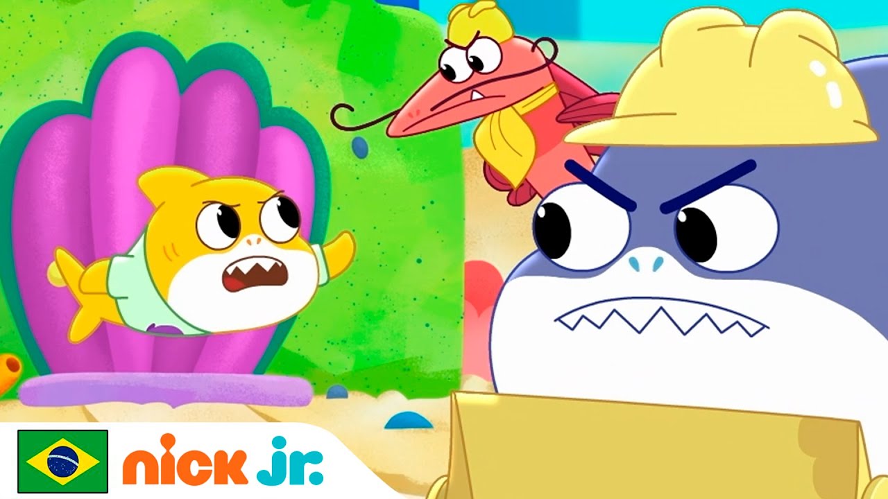 Baby Shark | Baby Shark precisa ajudar Briny! | Nick Jr. em Português