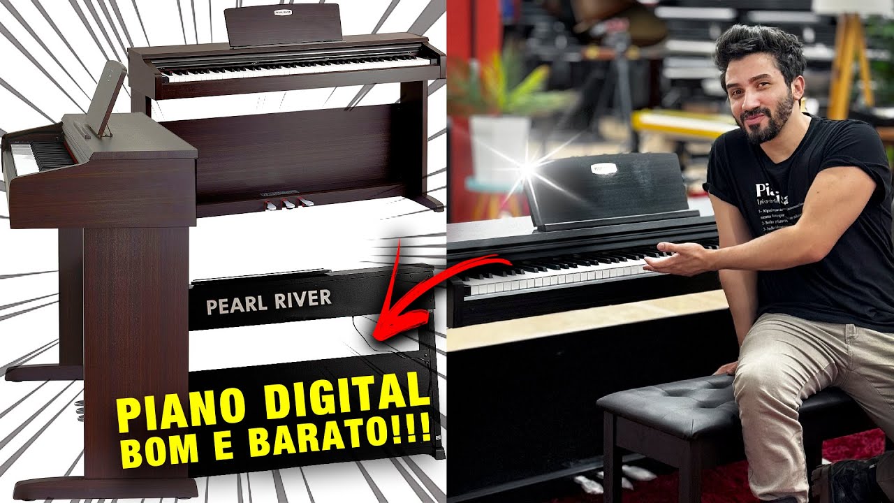 TESTEI O PIANO DIGITAL PEARL RIVER V03 - Franz Ventura