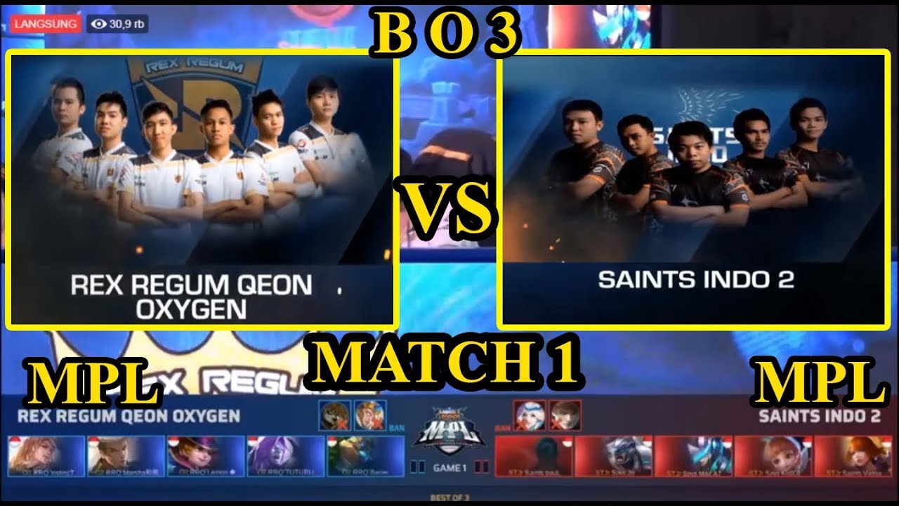 RRQ VS SAINTS INDO JUNIOR - MATCH 1 - GRAND FINAL MPL 2018