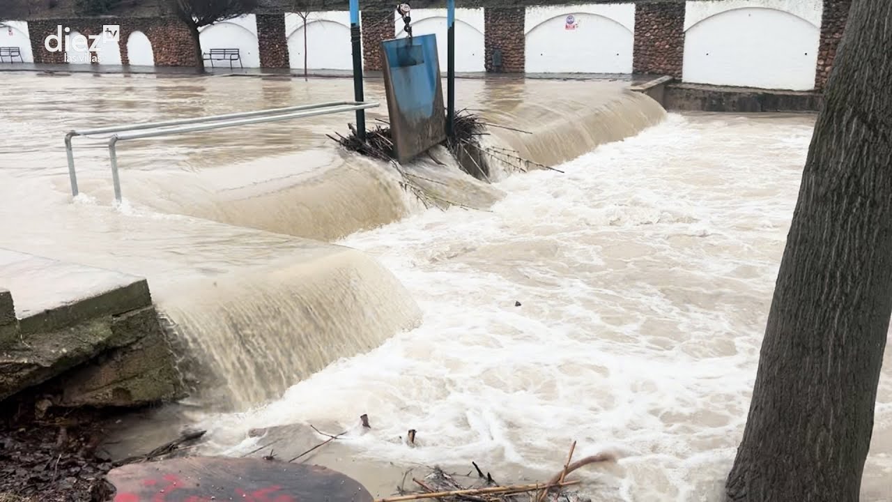 NOTICIAS | 26-01-27 | Primer nivel de alerta en Mog&oacute;n por la subida del caudal del rio