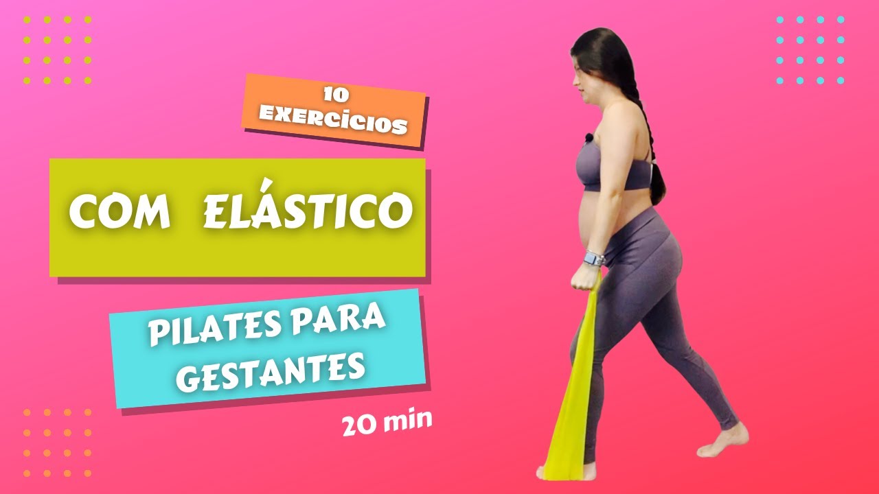 PILATES PARA GESTANTES (10 exercícios com elástico para braços fortes)