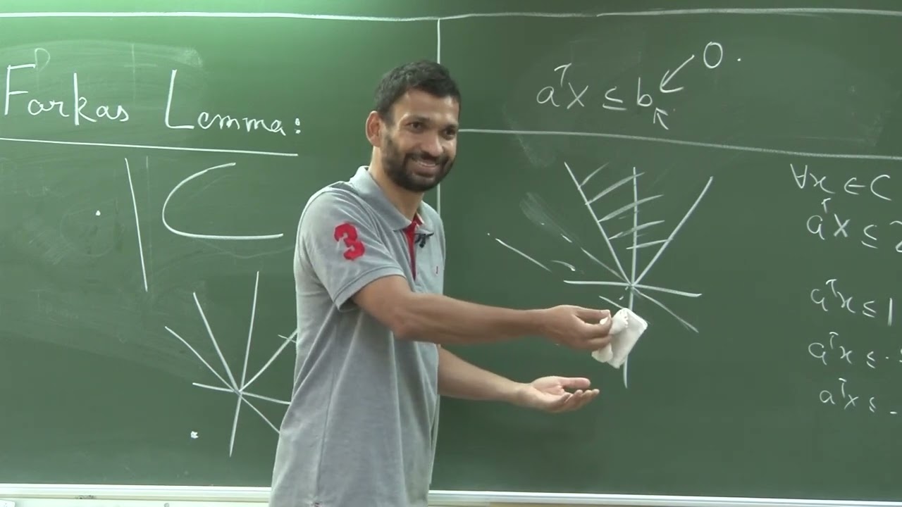 Lecture 25 - Farkas Lemma
