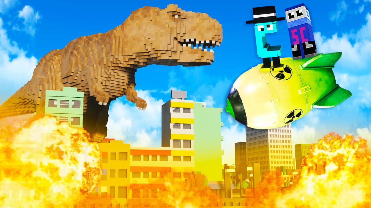 We Nuke Dinosaurs and Ruin Everything in Teardown!
