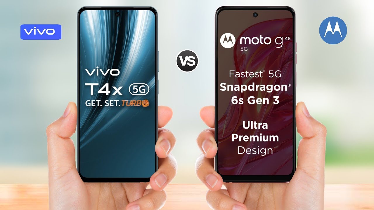 Vivo T4x 5g vs Moto G45 5g || Full Comparison
