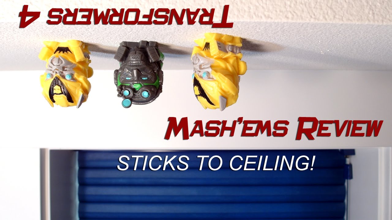 Mashems Stick to the CEILING?! Transformers 4 Age of Extinction, Blind Bag Unboxing