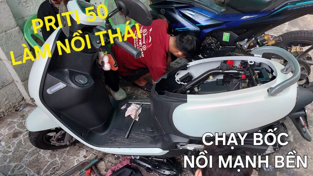 PRITI 50 L&Agrave;M NỒI TH&Aacute;I CHẠY BỐC B&Aacute;O GI&Aacute; L&Agrave;M NỒI XE TAY GA SYM PRITI 50 #priti #priti50 #sym50 #XEGA50