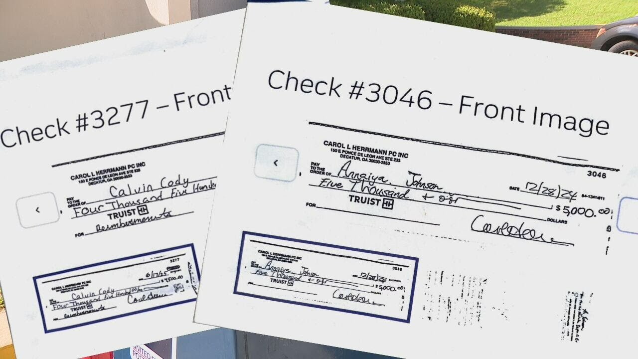 Postal Service says many checks stolen through the mail are done by their own employees