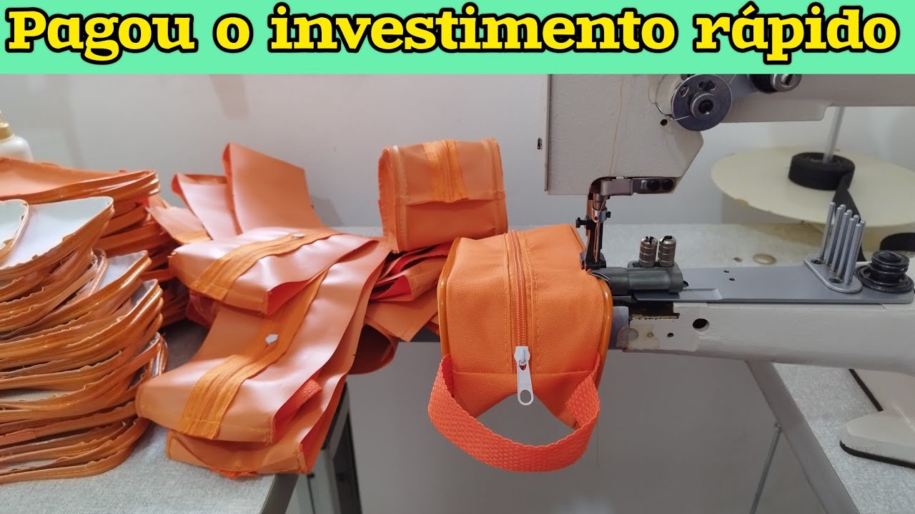 INCRÍVEL NA PRODUÇÃO DE BOLSAS ⭐ MÁQUINA DE COSTURA DE BRAÇO