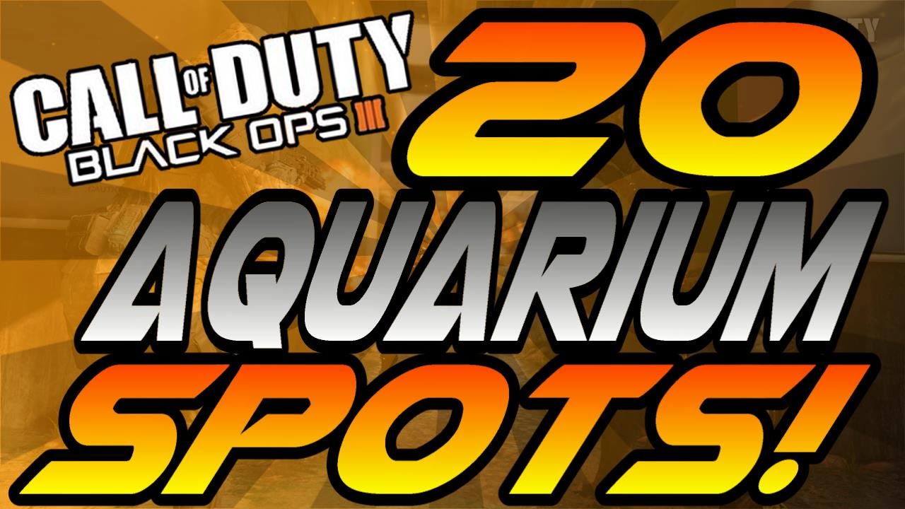 ALL 20 Aquarium Spots! - BO3 (Hiding Spots, Lines of Sight, Jumps) - Black Ops 3