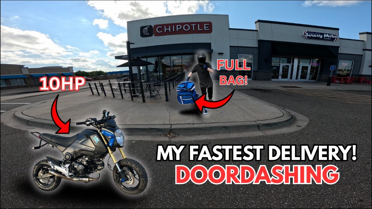 Can You Actually DoorDash On A Honda Grom?