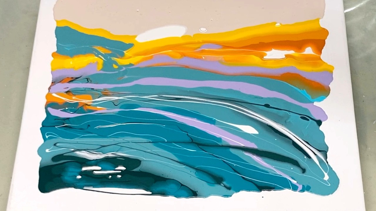 Acrylic Pouring Painting | Stunning Cells & Color Flow – Fluid Galaxy Art DIY