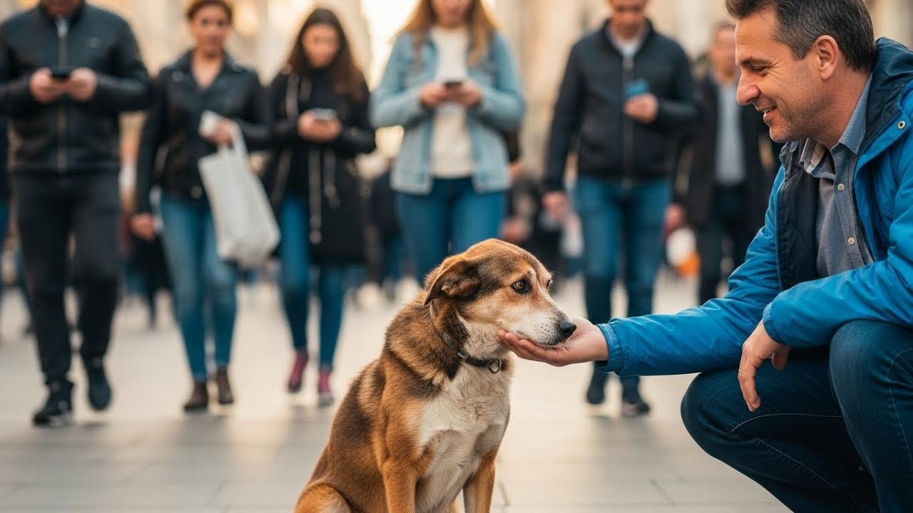 El perro fue ignorado por todos ese día… hasta que alguien lo vio y ESTO pasó