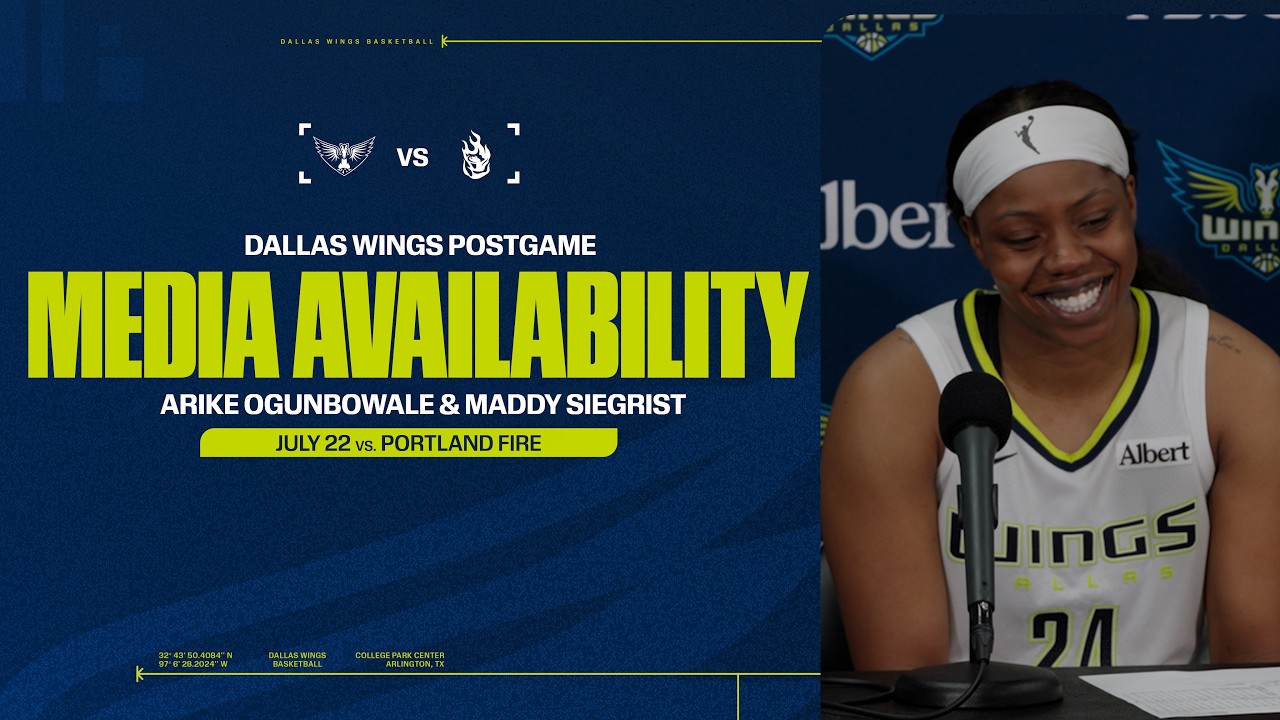 Arike Ogunbowale, Maddy Siegrist | Media Availability at Portland Fire | 7.22.26