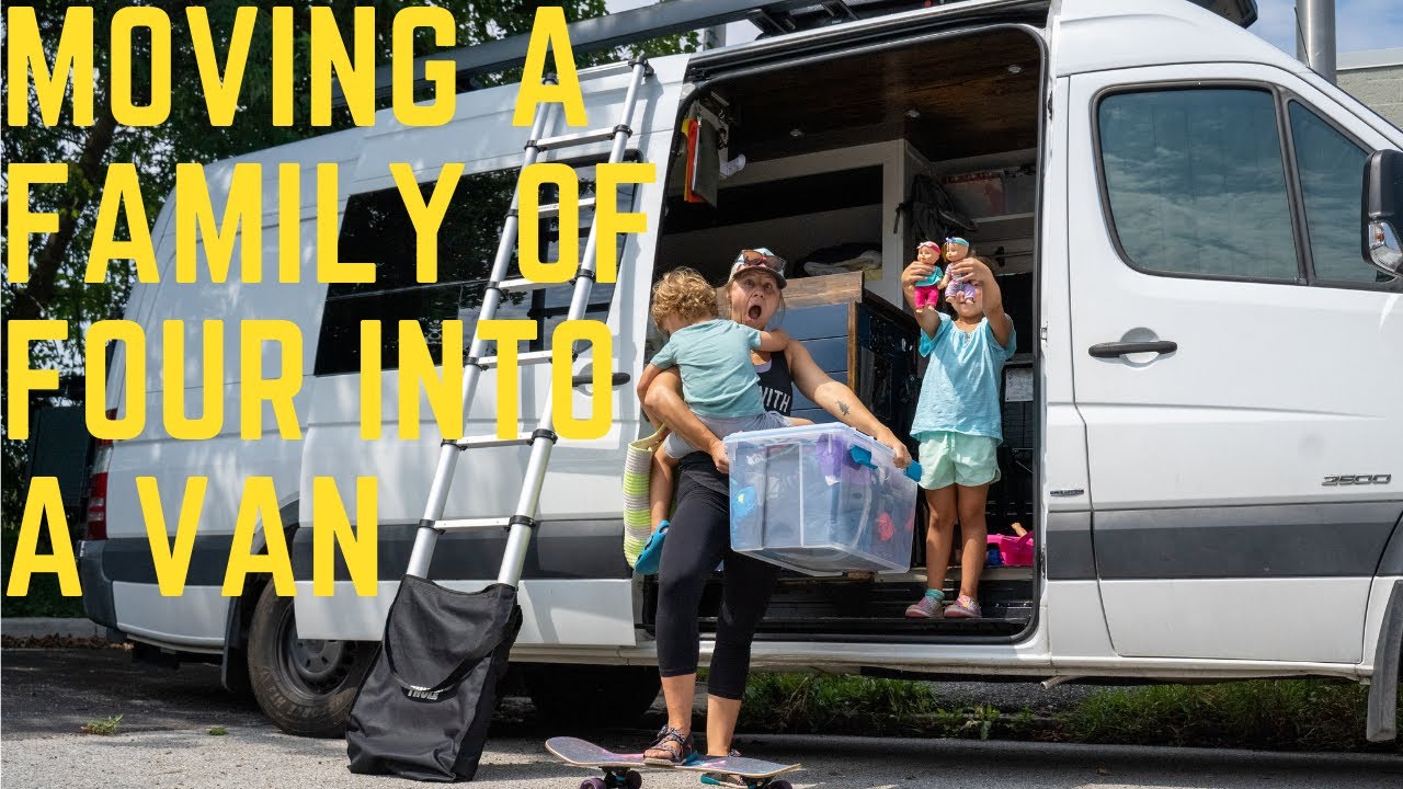 Moving A Family of Four in Van For Life On The Road- Step by Step Process