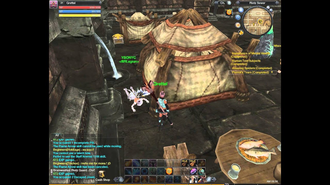 Raiderz YSONYC Changing Weaps while dead