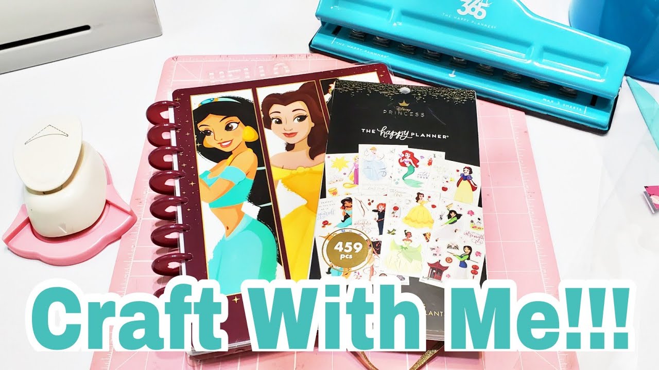 Setting up my NEW Disney Princess Happy Planner for 2021 | Craft With Me
