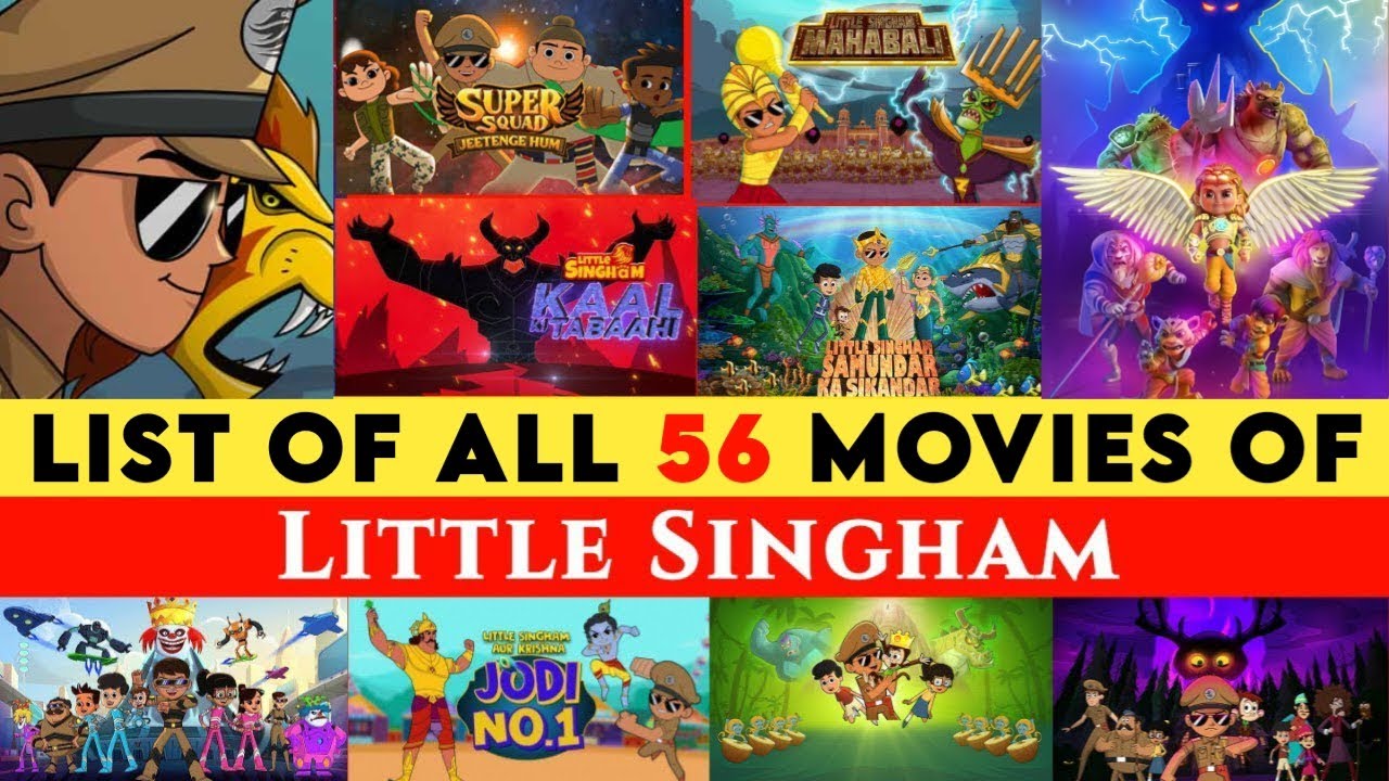 List of all Movies of Little Singham