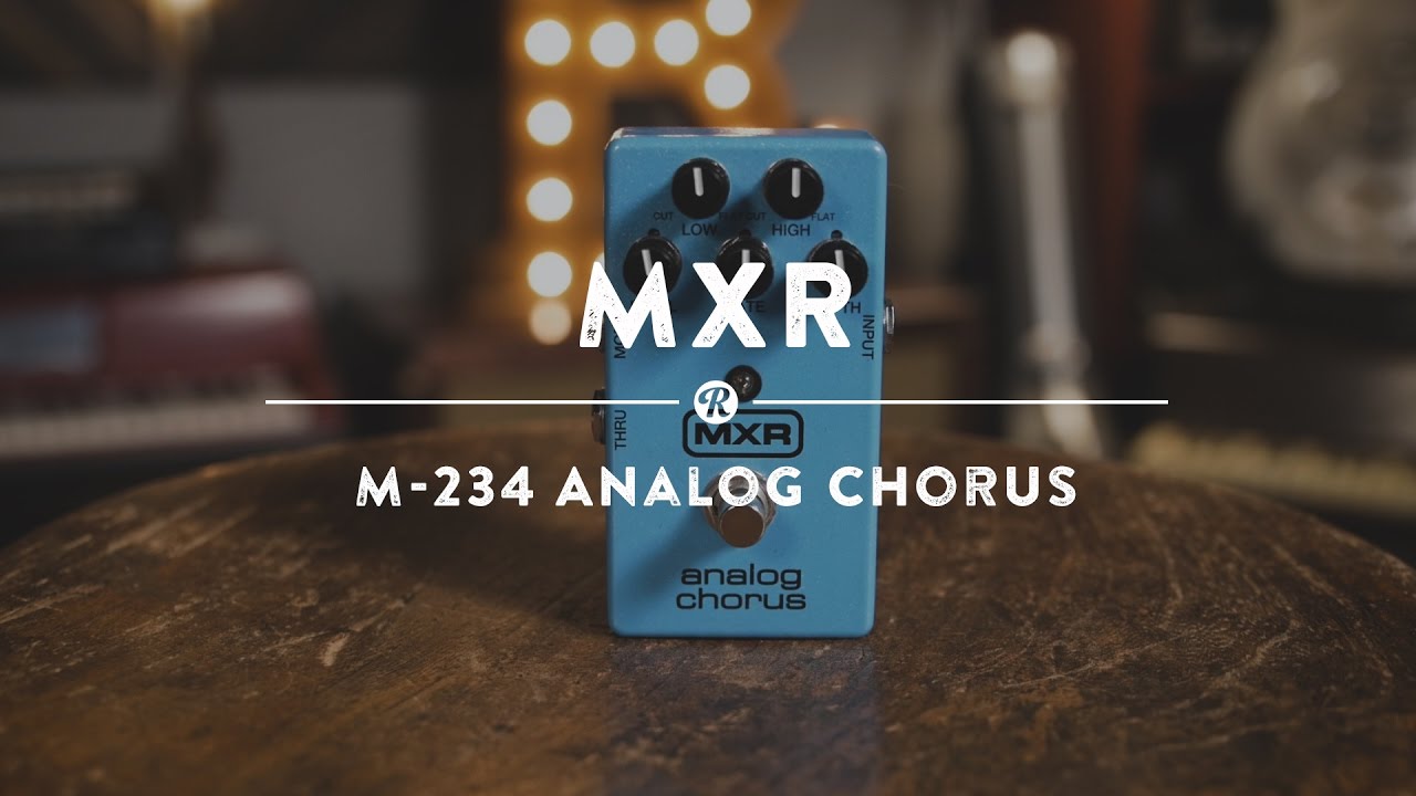 MXR M234 Analog Chorus | Демонстрационное видео реверберации