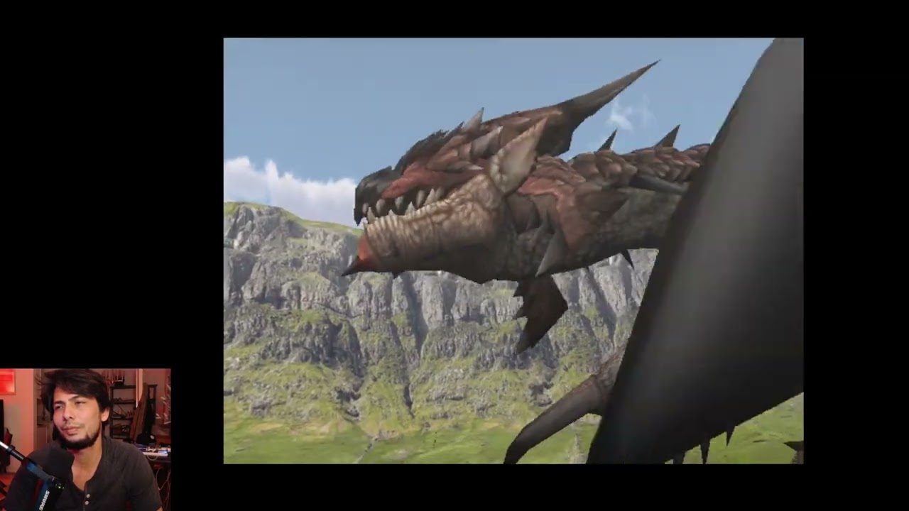 I fight Rathalos in Monster Hunter 1 for the first time