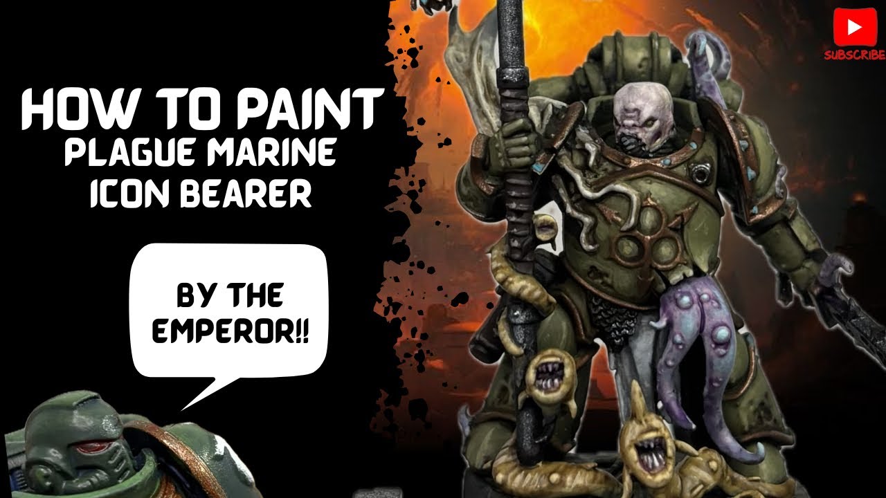 HOW TO PAINT: Plague Marine Icon Bearer (Kill Team)