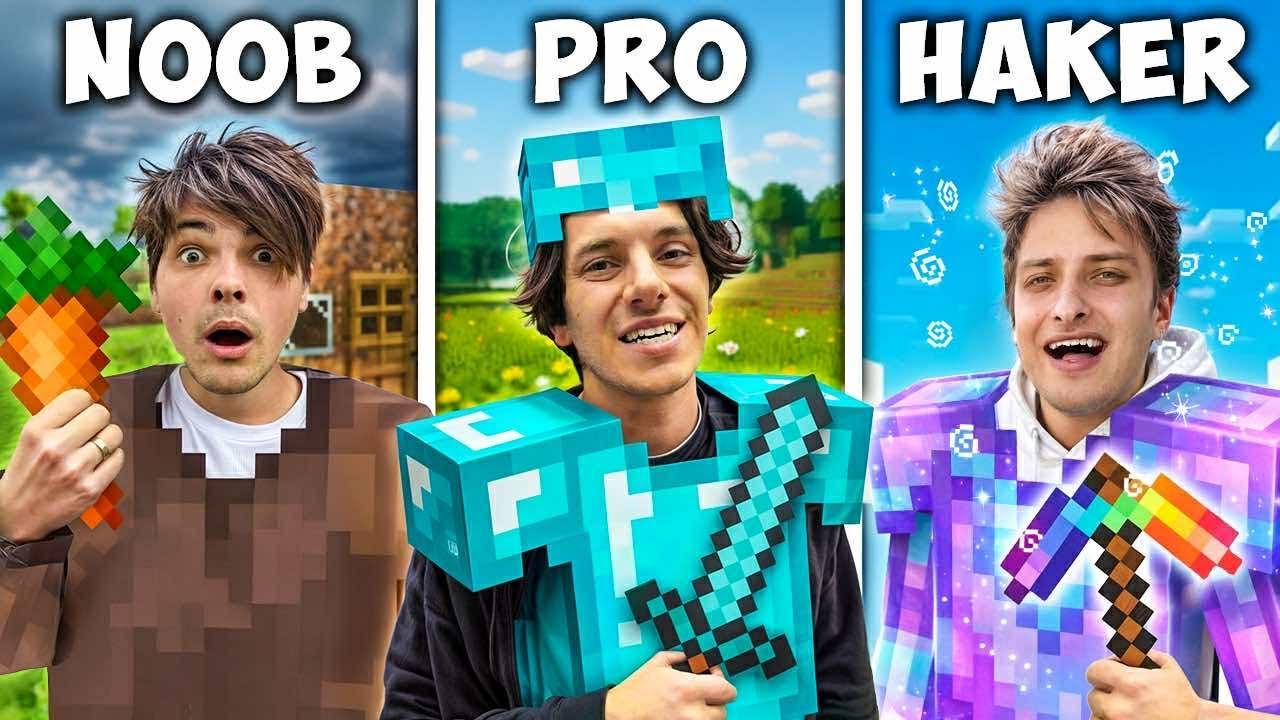 TYPY GRACZY MINECRAFT W PRAWDZIWYM ŻYCIU! 