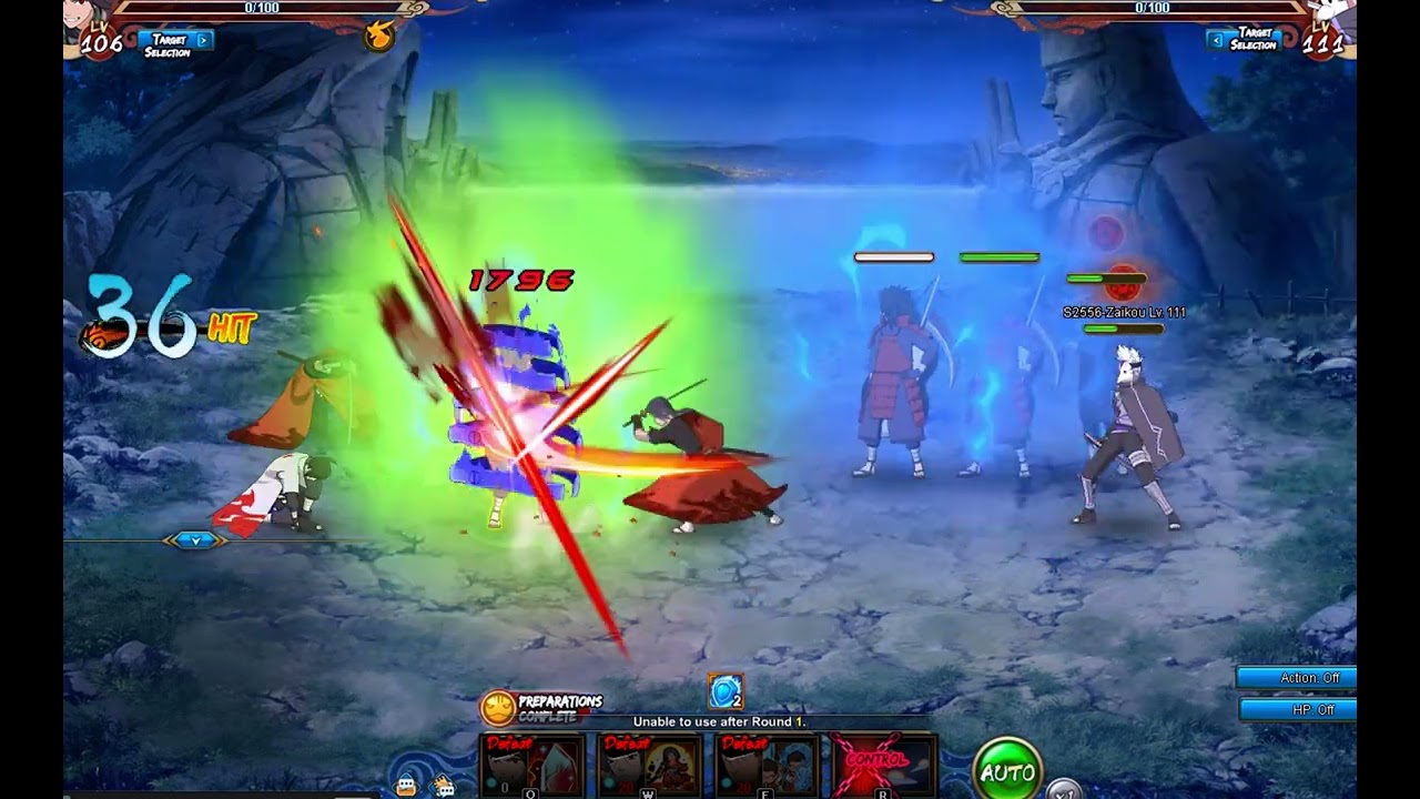 Naruto Online Tournament Final 3mil BaySix vs 4mil Zaikou Space Time