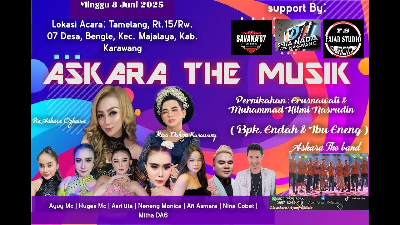 🔴LIVE ASKARA THE MUSIK | MINGGU, 8 JUNI 2025 | TAMELANG - MAJALAYA - KARAWANG