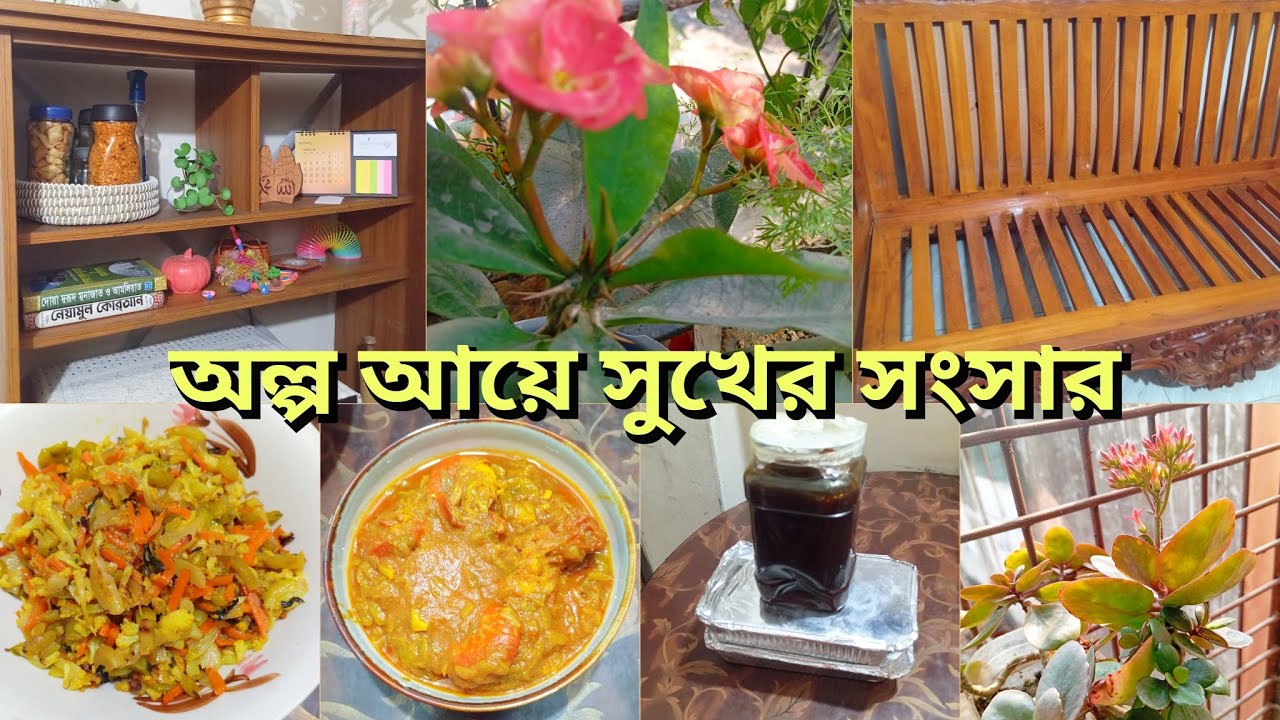 অল্প আয়ে সুখের সংসার, আমার ছোট সংসারের গোছানো কাজ।।
