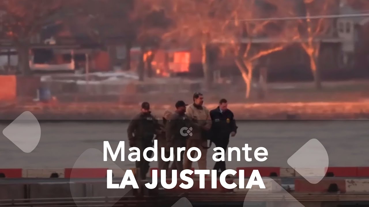 Nicol&aacute;s Maduro llega al Tribunal Federal de Manhattan para su primera audiencia