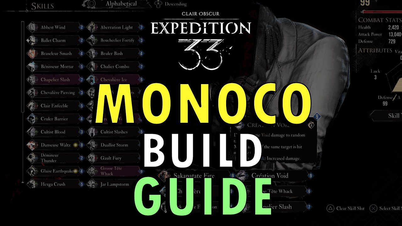 Clair Obscur: Expedition 33 &ndash; Best Monoco Build Guide (+ Commentary)