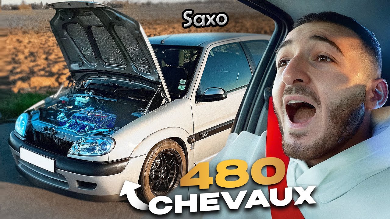 LE MONSTRE 👹 ! 480CV DANS UNE SAXO☄️😈