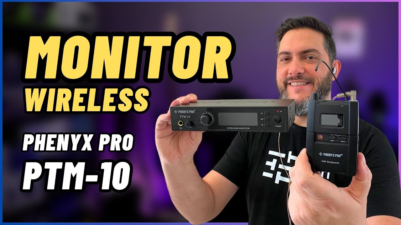 COMO Conectar MONITOR DE PALCO IN EAR na Mesa de Som? - Phenyx Pro PTM-10  (Envio do Brasil)