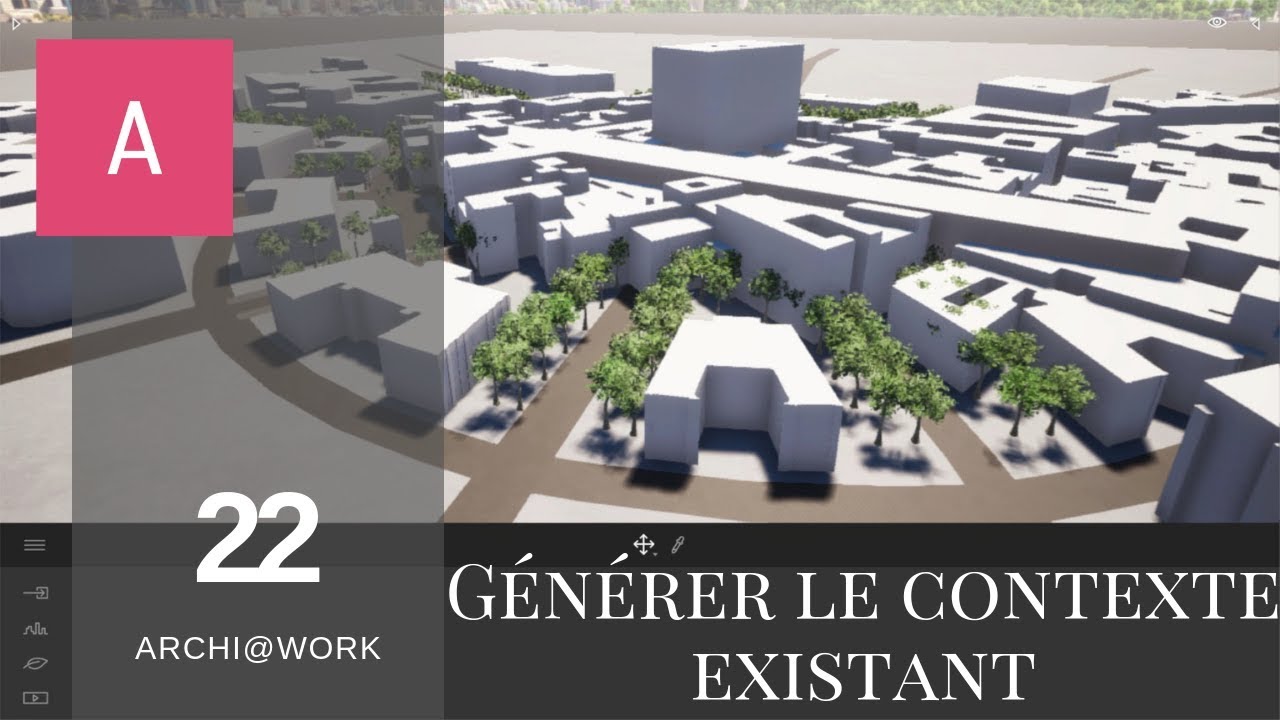 (22) TwinMotion 2019 - Générer le contexte existant