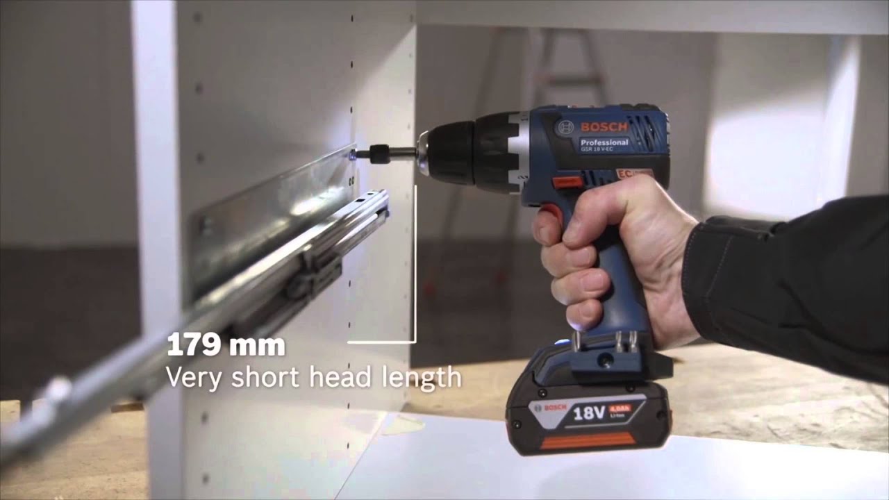 Bosch Cordless Drill Driver GSR 18V-EC/ Impact Drill GSB 18V-EC - BoschHardware.com
