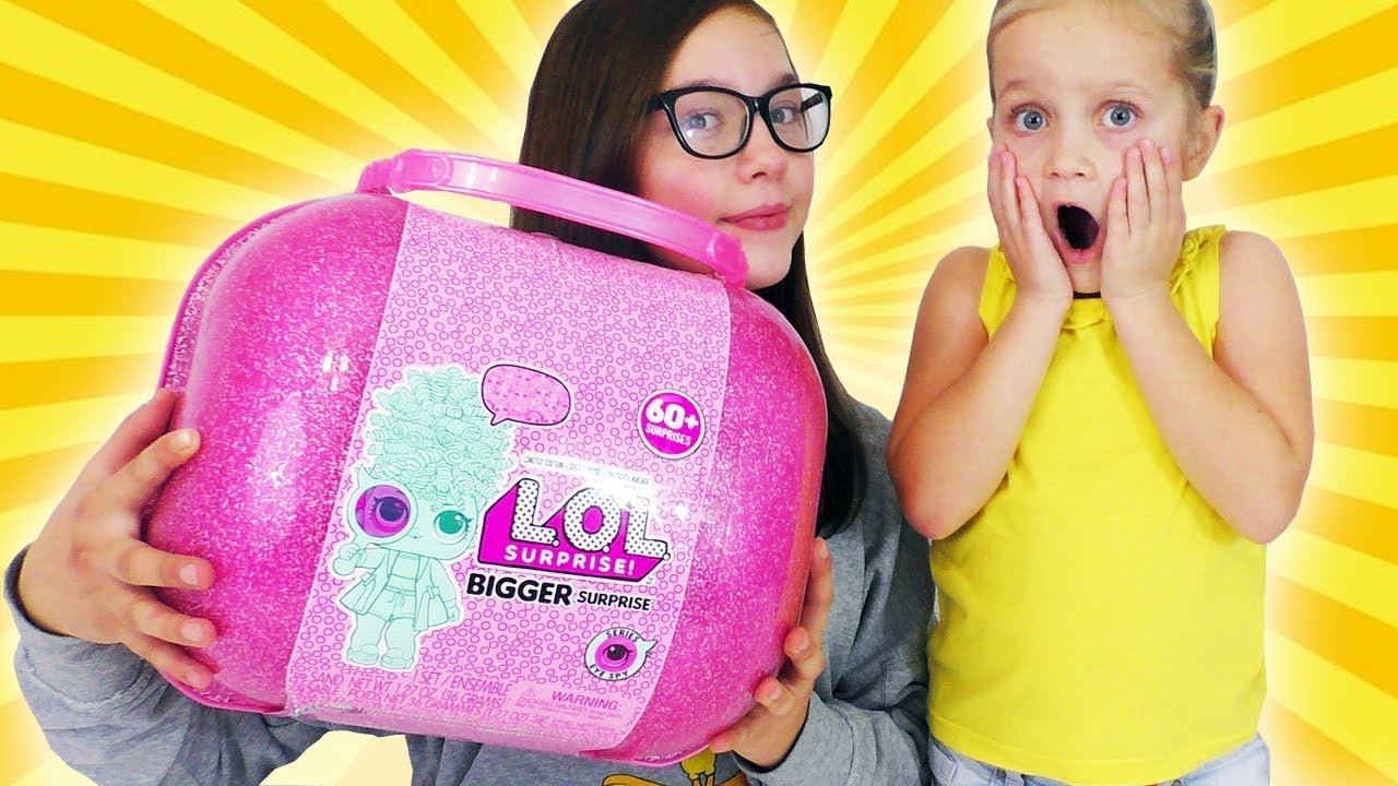 ЧЕМОДАН ИГРУШЕК Новинка Огромный ЛОЛ БИГГЕР / lol bigger surprise