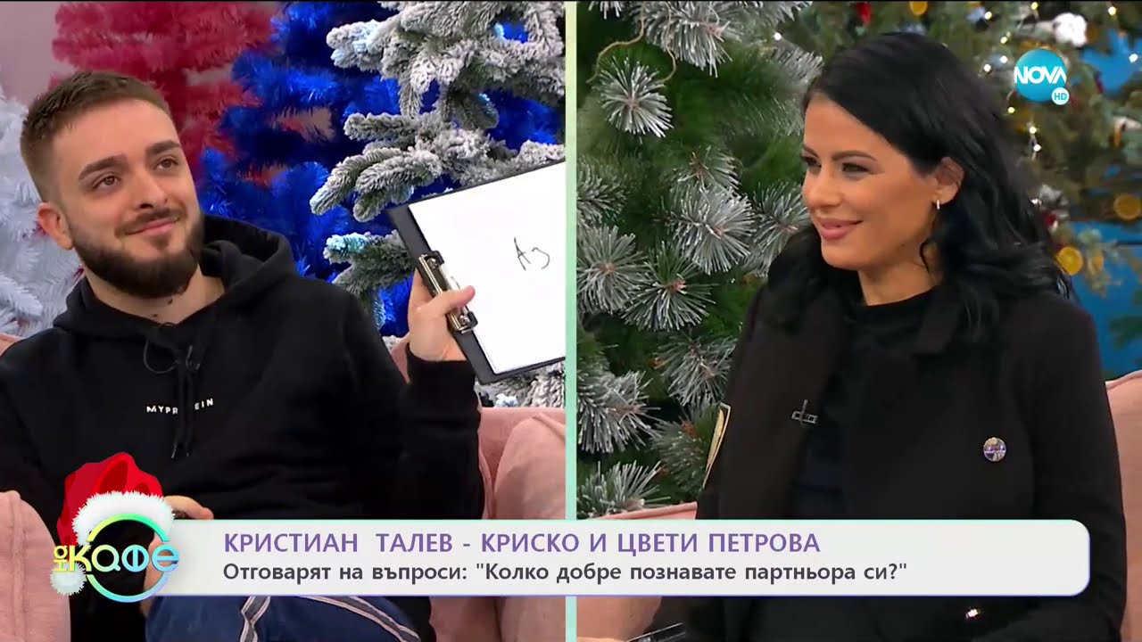 На кафе с Кристиан Талев - Криско и Цвети Петрова (24.12.2020)