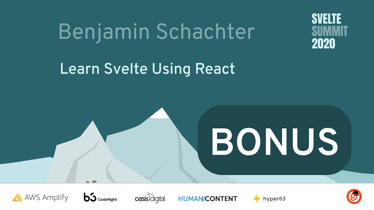 Benjamin Schachter: Learn Svelte Using React
