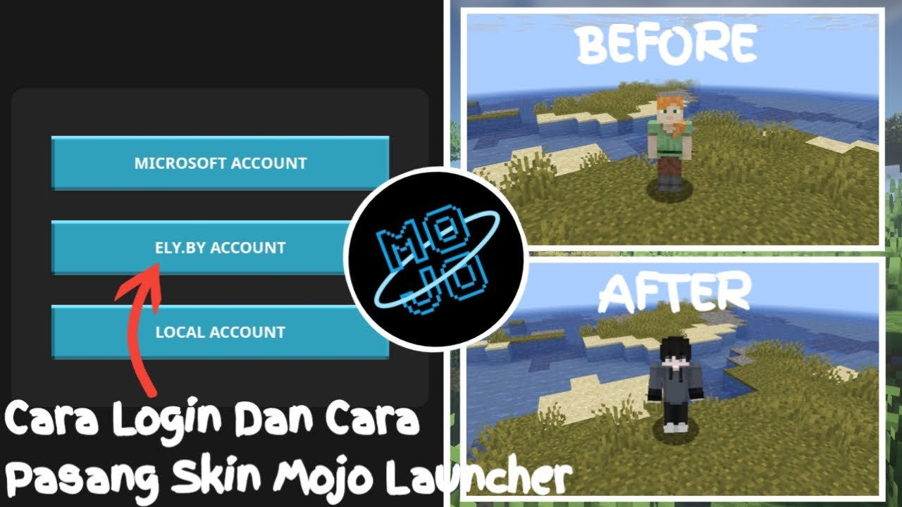 Cara Login Akun Dan Cara Pasang Skin Di - Mojo Launcher