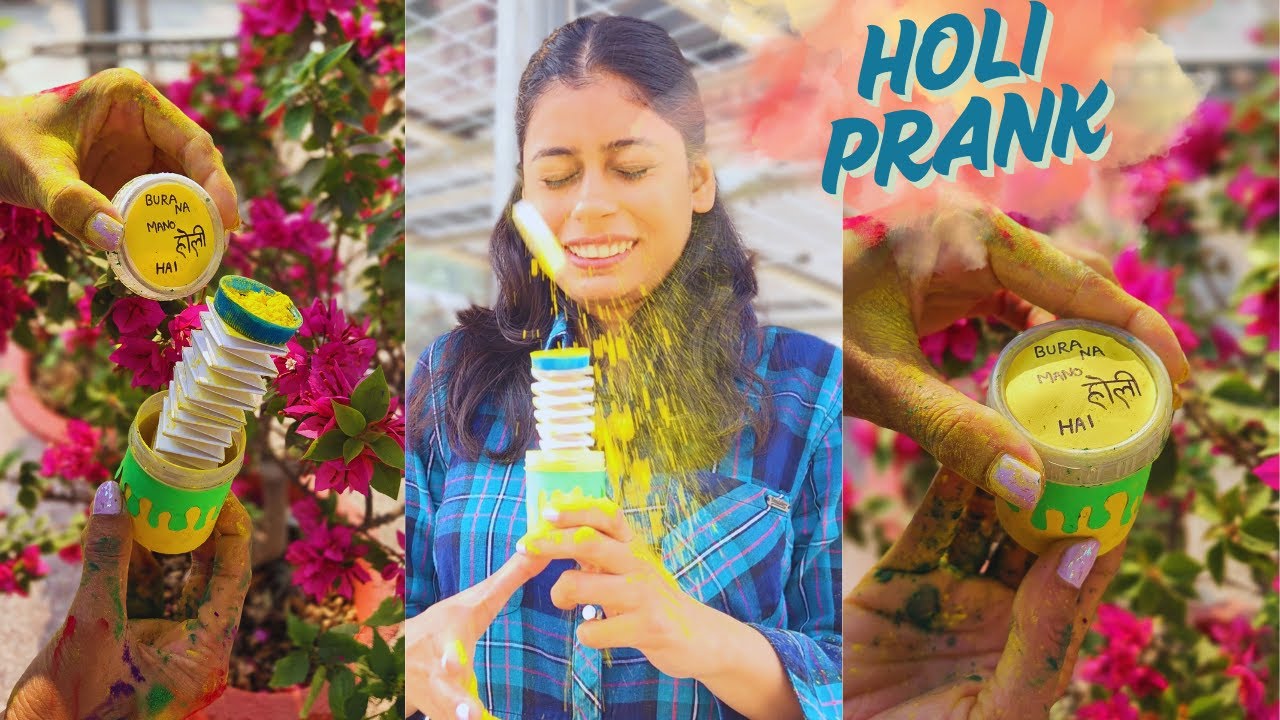 Holi craft || Diy holi prank idea || craftboat
