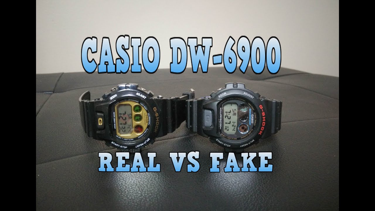 Casio G-Shock DW-6900: настоящие часы или подделка? Будьте бдительны, покупатели!