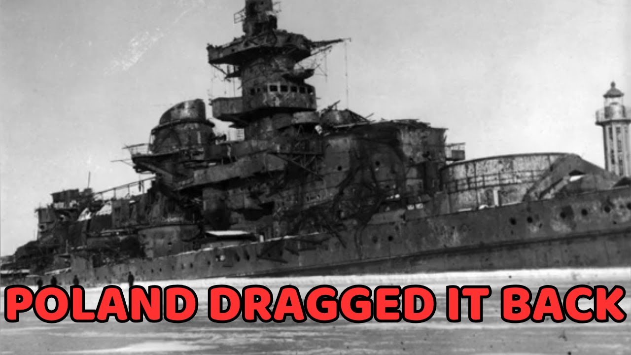 The Scuttled Nazi Warship Gneisenau: How Poland Raised It From the Seabed