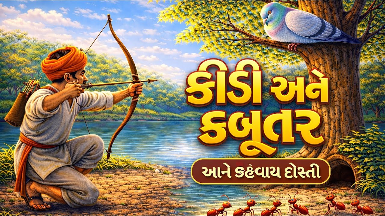 કીડી અને કબૂતર | આને કહેવાય દોસ્તી | Gujarati Moral Story