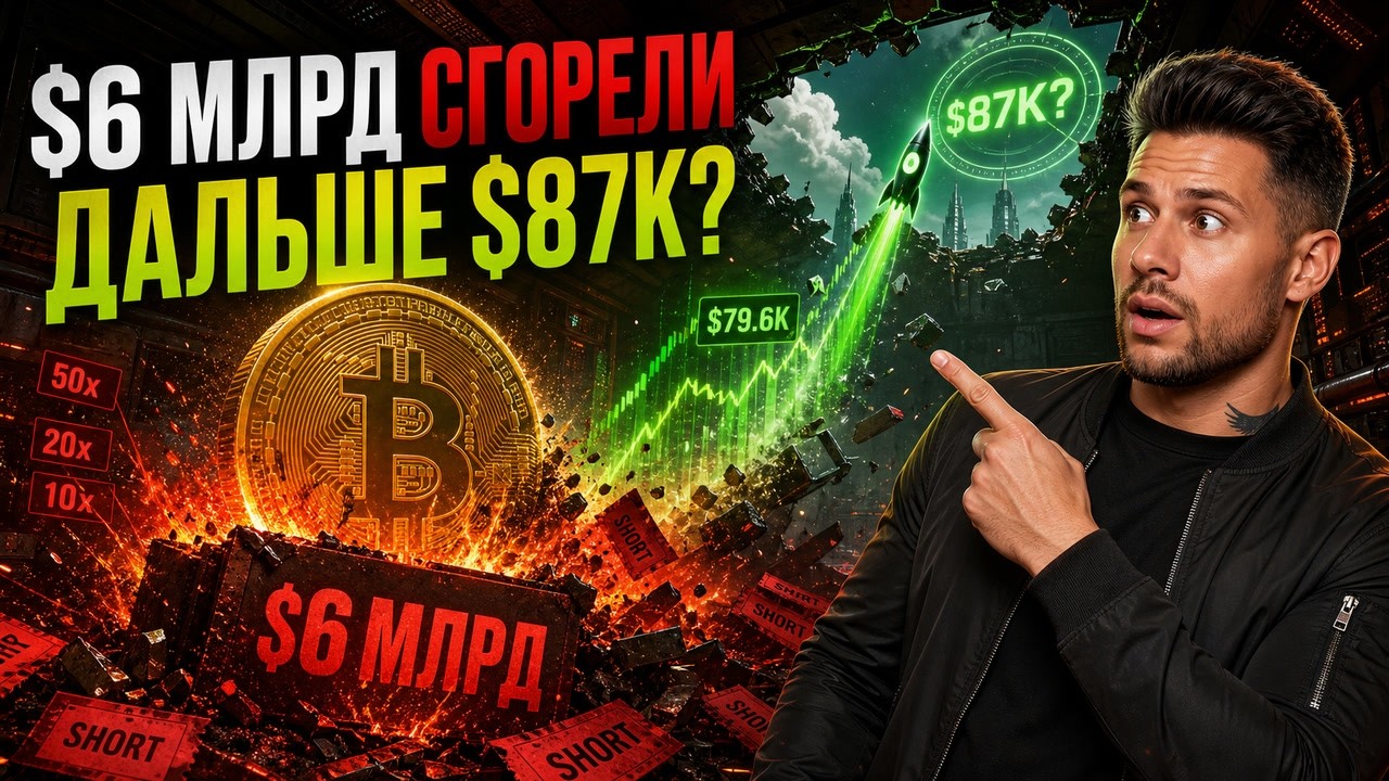 БИТКОИН +37%: СЕЙЧАС $87K ИЛИ ОТКАТ К $71K?