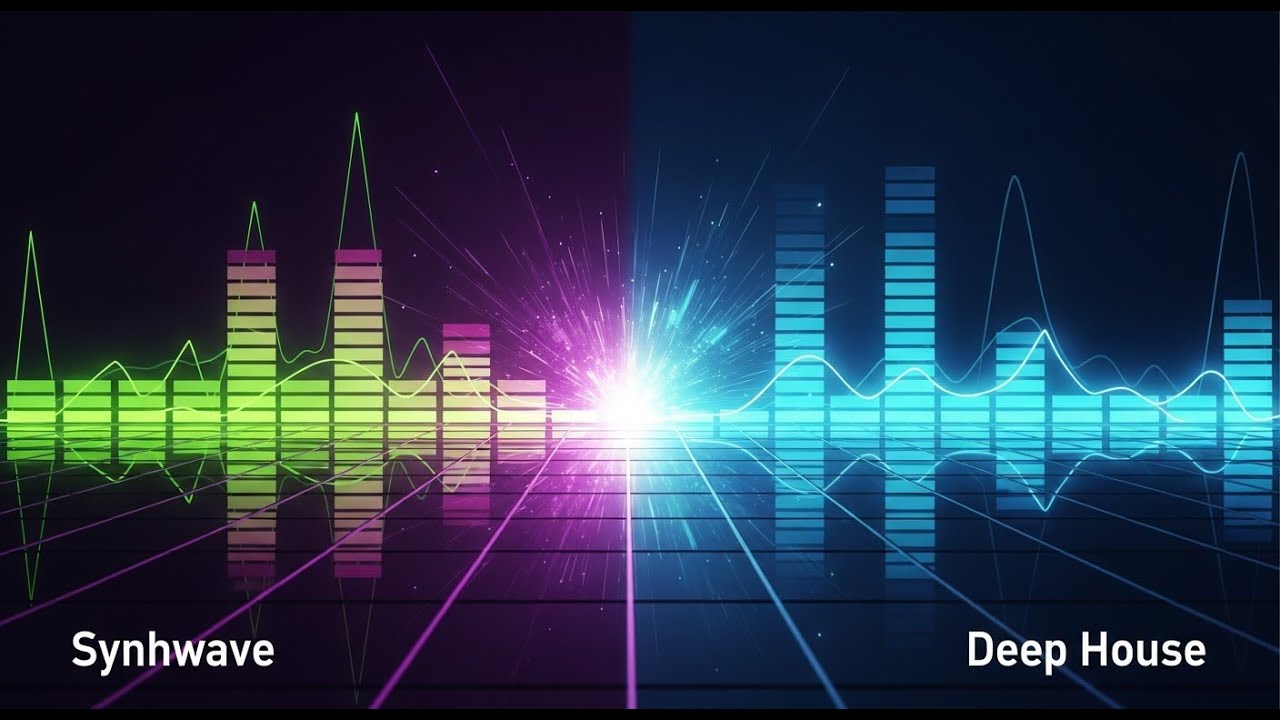 Deep in the light ! SYNTHWAVE vs DEEP HOUSE - The Ultimate Analog Battle TR 909, DX7 & Original Live