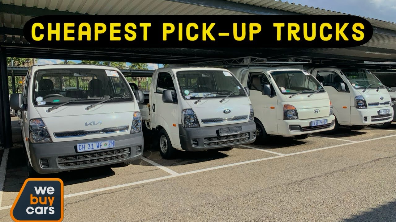 Cheapest commercial pick-up trucks single cab at Webuycars South Africa ( bakkies )