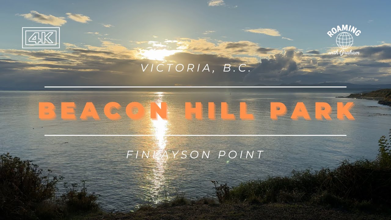 Beacon Hill Park to Finlaysson Point &ndash; Dallas Road Waterfront Walk: Victoria, B.C. (4K Walking Tour)