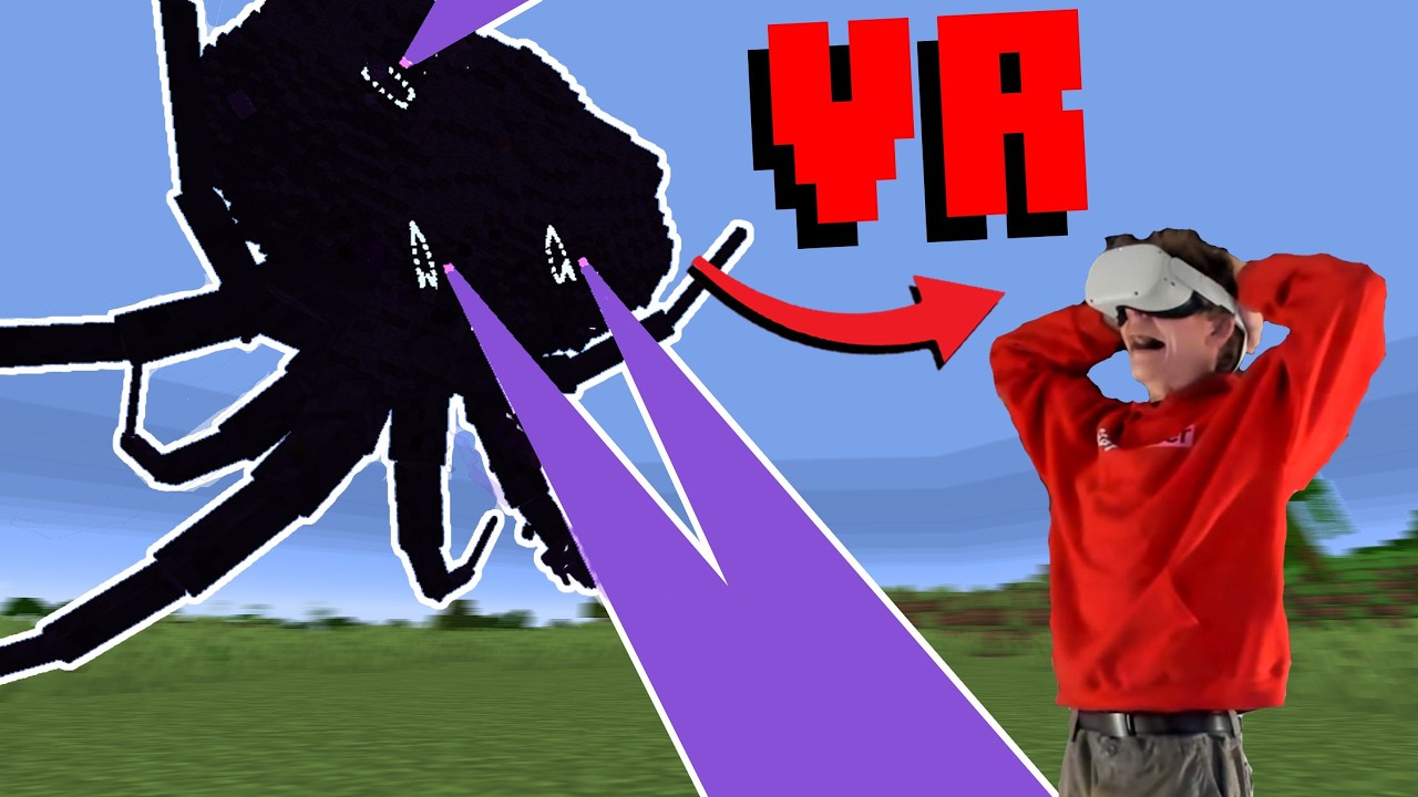 Can an idiot beat the Wither Storm in VR Minecraft?