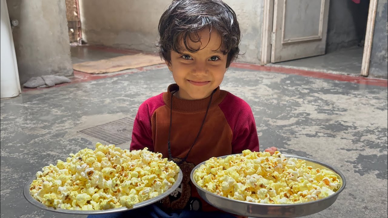 Itne sare popcorn bn gye😋